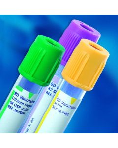 VACUTAINER BLOOD TUBE 10ML GREEN 100/BX