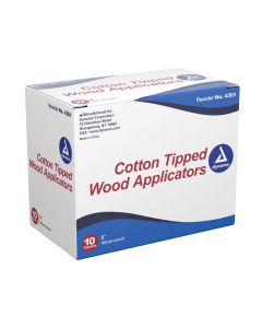 APPLICATOR COTTON 3in WOOD N/S 1000/BX